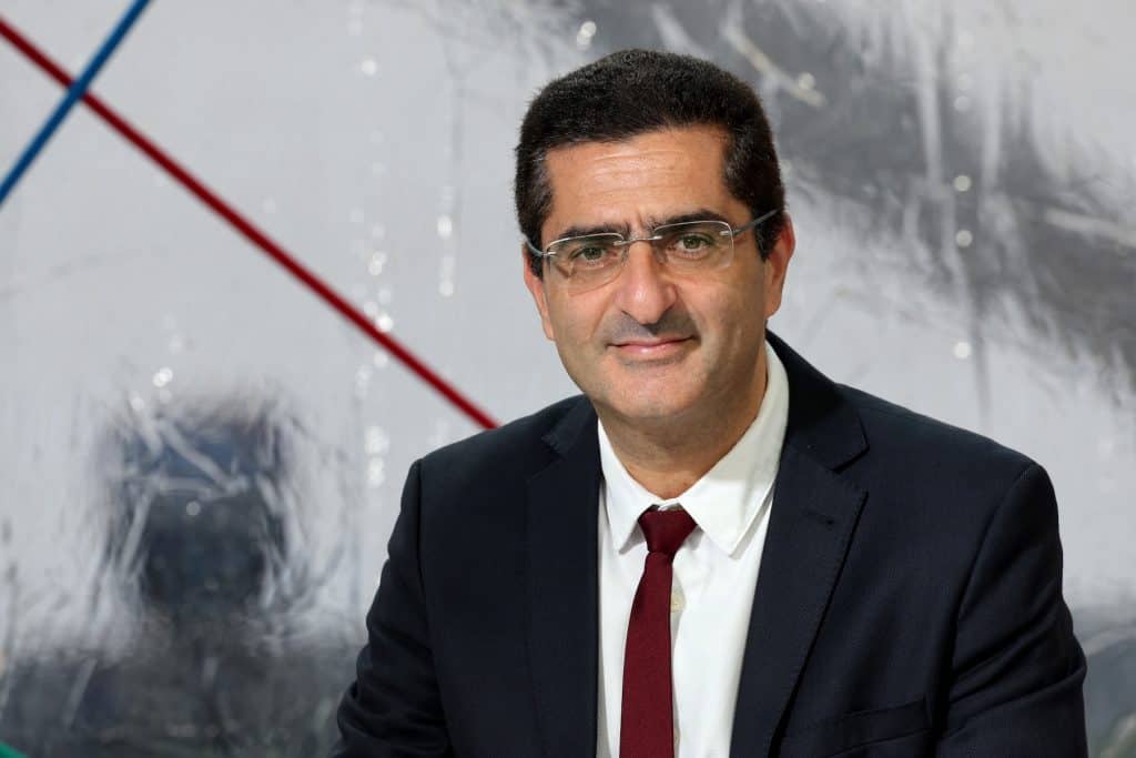 Marc Touati. Economist Marc Touati at the 24th edition of the entrepreneurs forum organized by Upe 13 at the Orange Velodrome in Marseille, Southern France, on October 10, 2024. Marc Touati economiste pendant la 24eme edition du forum des entrepreneurs organisee par l Upe 13 a l Orange Velodrome a Marseille le jeudi 10 octobre 2024.