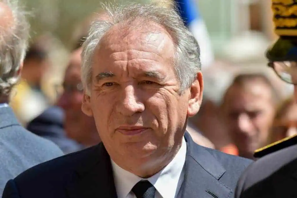 Frejus, France - 0-05-2023: french politician François Bayrou is seen at the funeral of former politician François Leotard.