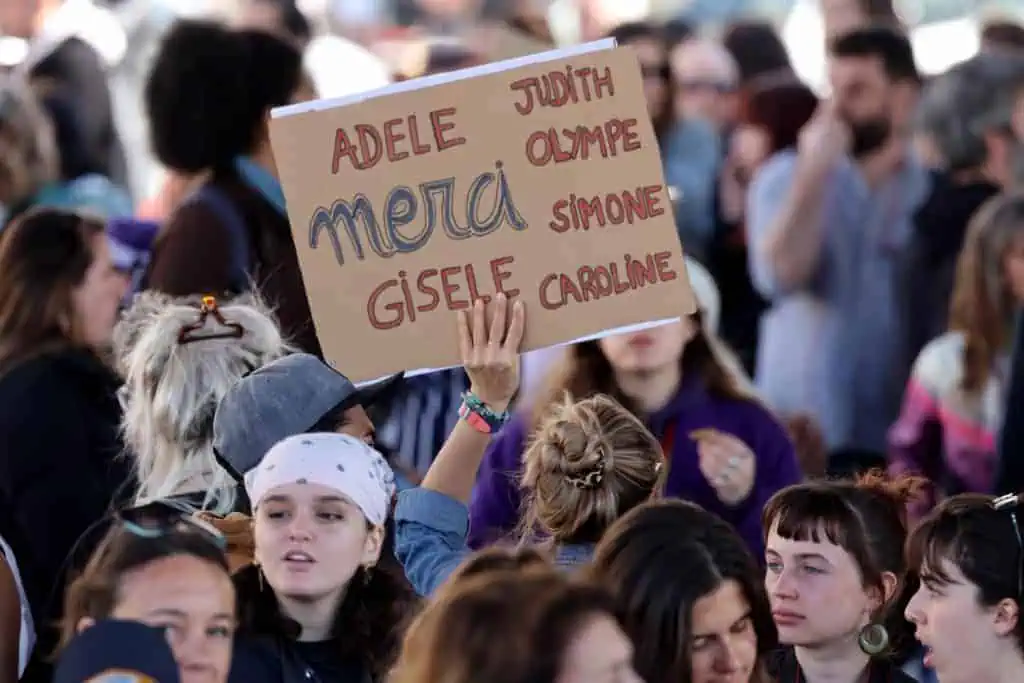 Demonstration to mark International Women's Rights Day, called by all feminist associations in Marseille, Southern France on Friday, March 8, 2024. Manifestation a l occasion de la journee internationale pour les droits des femmes a l appel de toutes les associations feministes a Marseille, le samedi 8 mars 2024.