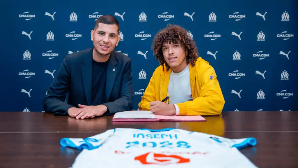 Victor Joseph, nouvelle recrue de la réserve marseillaise. ©OM